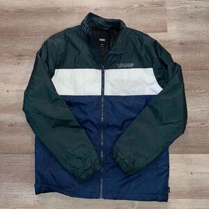 Vans Starboard Windbreaker Jacket -Green/Blue